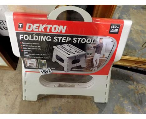 Dekton folding step stool. Not available for in-house P&amp;P 