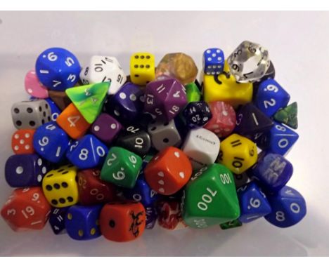 Collection of RPG / dungeons and dragons / Stranger Things dice. UK P&amp;P Group 1 (£16+VAT for the first lot and £2+VAT for
