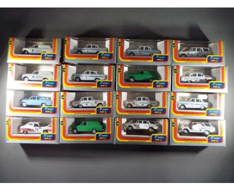 Agat USSR - Sixteen 1:43 scale diecast model motor vehicles by Agat contained in original window boxes. Models appear M in E 