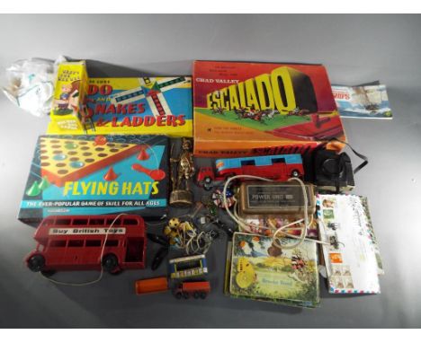 Corgi Toys, Chad Valley, Spears Games, Brooke Bond and Others - An interesting collection of vintage toys, diecast, games, ep