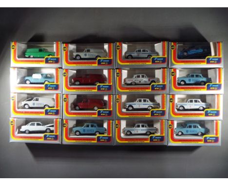 Agat USSR - Sixteen 1:43 scale diecast model motor vehicles by Agat contained in original window boxes. Models appear M in E 