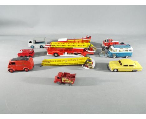 Dinky, Corgi , Matchbox - Eight (inc 1 incomplete) unboxed vintage diecast model vehicles. Lot includes Corgi Corgi Majors Am