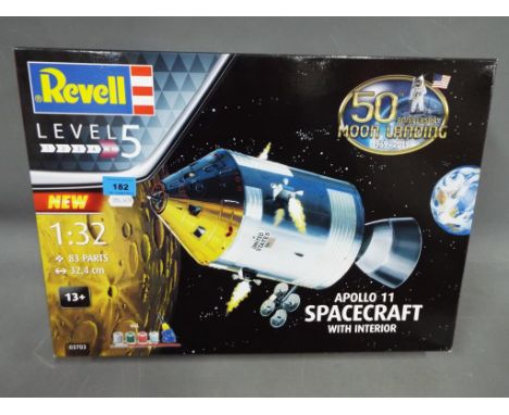 Revell Volkswagen Apollo 11 Spacecraft with Interior #03703 Level5 1:32 scale 83 parts model kit in factory sealed box.