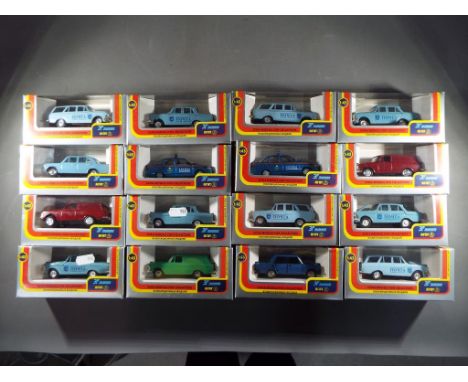 Agat USSR - Sixteen 1:43 scale diecast model motor vehicles by Agat contained in original window boxes. Models appear M in E 