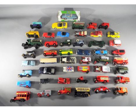 Corgi, Matchbox, Lledo - In excess of 40 predominately unboxed diecast model vehicles in various scales. Lot includes Corgi M