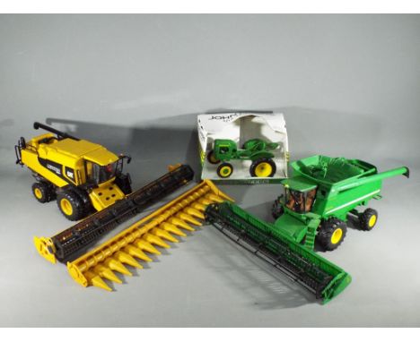 Norscott, Ertl, Speccast - 3 diecast model farm vehicles predominately unboxed in various scales. Lot consists of Norscott Le