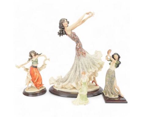 Large Giuseppe Armani Florence figure 'Mercedes', in original box, together with two further Florence dancer figures, and a C