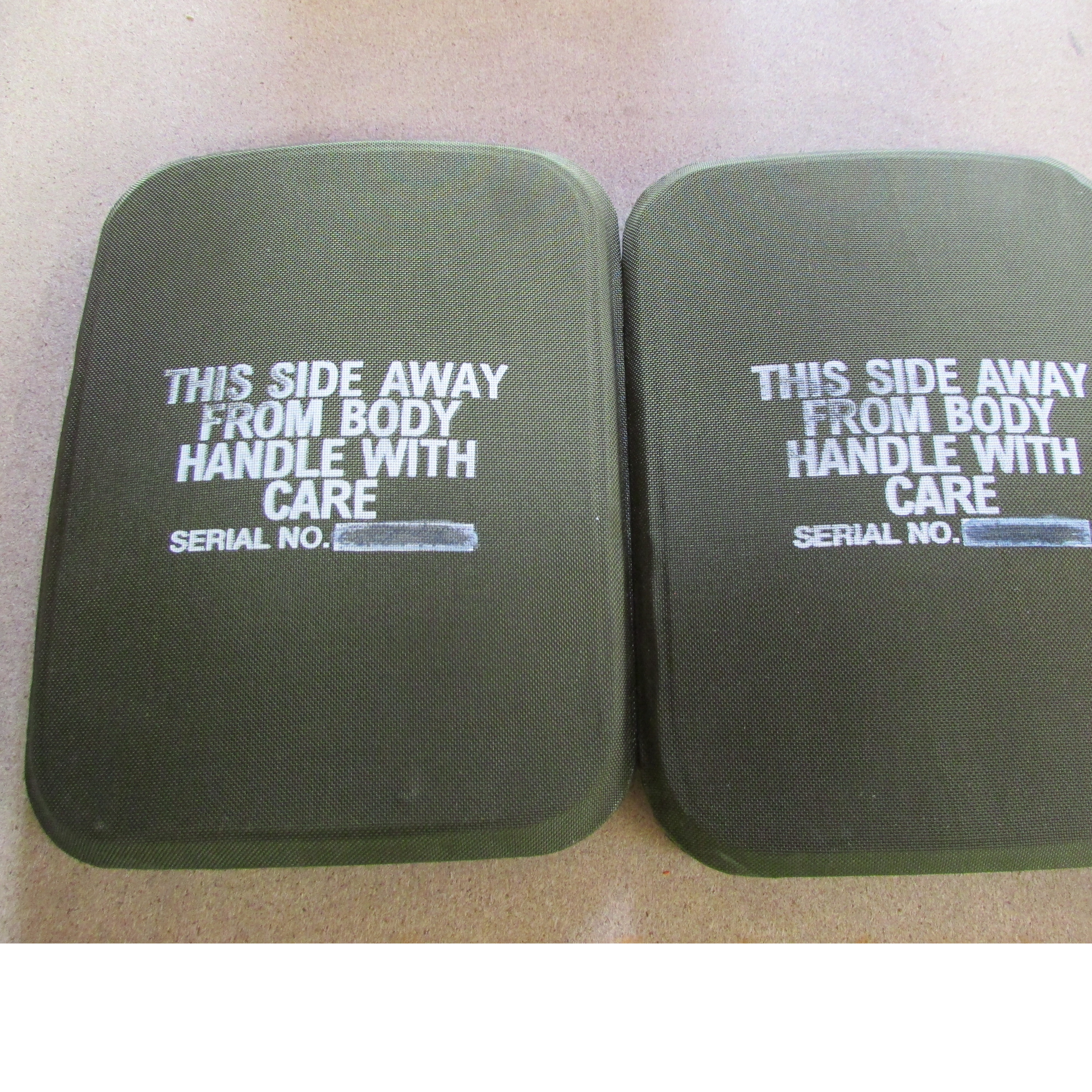 British Army Issue Ceramic Ballistic Body Armour Plate