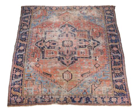 A Heriz carpet, approximately 395 x 316cm  A Heriz carpet,   approximately 395 x 316cm 