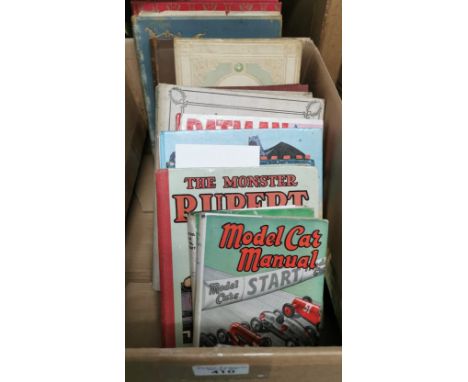 Collection of mainly vintage books to include: 'Model Car Manual' G H Deason, 'Control Line Model Aircraft' compiled by D J L