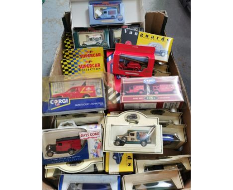 Collection of diecast model vehicles in original boxes to include: Promotional, Maisto Supercar Collection, Vanguards, Corgi 