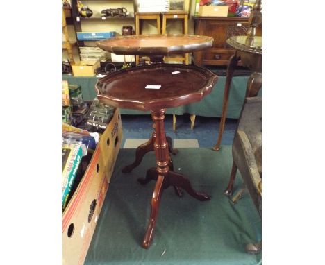 Two Tripod Wine Tables.