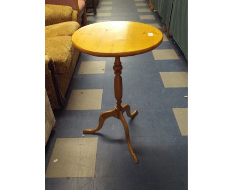 A Pine Tripod Wine Table. 