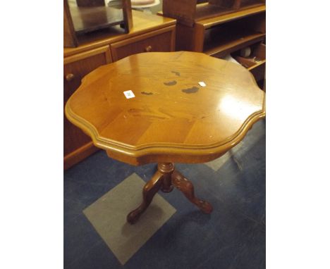 An Italian Inlaid Tripod Table.  