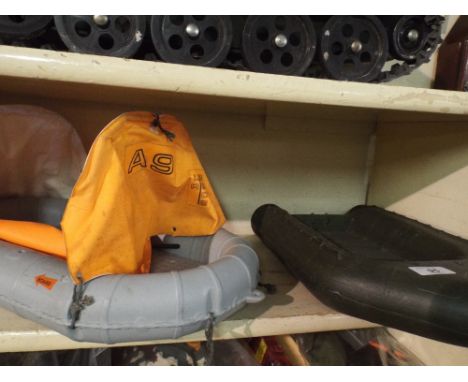 Two Action Man Inflatable Dinghies. 