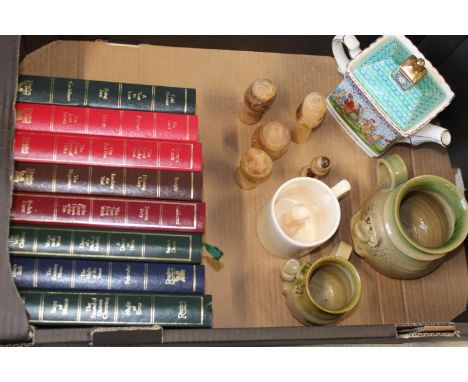 A job lot of assorted collectable ceramics and other, Sadler teapot etc 