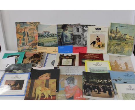 A job lot of London auction house catalogues relating to artwork &amp; tools etc 22 in total 
