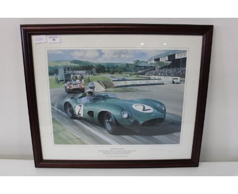 A limited edition print signed by the artist Graham Turner 58x49cm Collection Only 