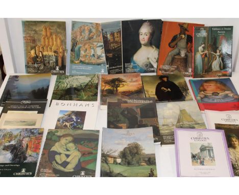 A selection of vintage Christie's Auction catalogues all relating to works of art. 22 in total 