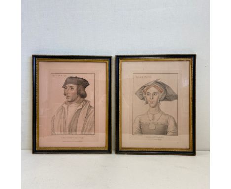 A pair of C.1790 portrait engravings titled 'The Lady Meutas' and 'Th: Eliott Knight' by Francesco Bartolozzi RA (1727-1815) 