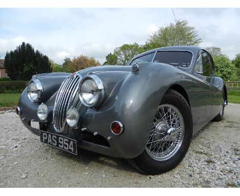 - Imported to USA by Hoffmans in September 1955

- Gunmetal with Oxblood interior, JDHT Certificate

- Bare metal respray by 