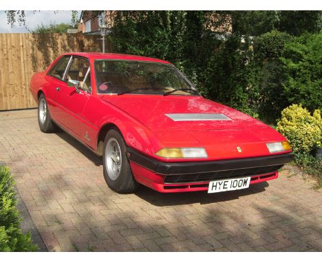 - Comprehensive history

- Recent full engine service

- 60,000 genuine miles

Ferrari introduced the 365GT4 2+2 at the 1972 