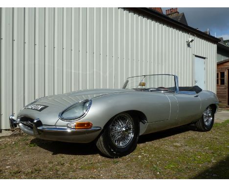 Chassis 877200 is a beautiful and recently restored example of a Jaguar E-Type 3.8 Roadster Series 1. With matching numbers, 