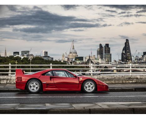 "When people ask me what the greatest thing I have ever driven is, the word F40 just falls out of my mouth. It's never Bugatt