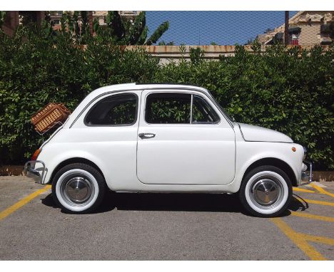 This delightful little lefthand drive Fiat Nuova is essentially a one owner car. Its first keeper was a general of police in 