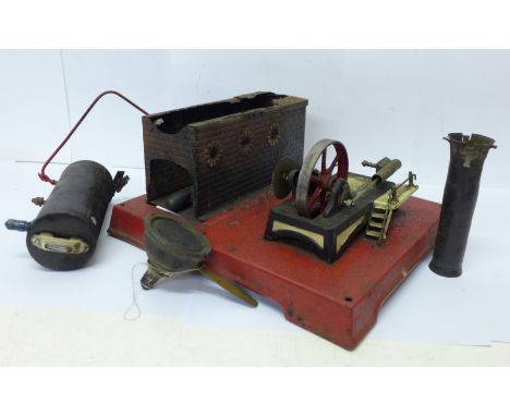 A German steam engine, a/f 
