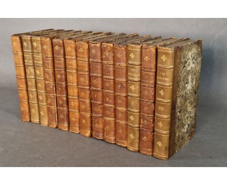 Sir Walter Scott, The Fortunes Of Nigel, first edition in three volumes dated 1822, Peveril Of The Peak first edition in four