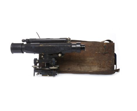 STANLEY OF LONDON SURVEYORS' 'DUMPY' LEVELmaker's mark to body, numbered 46384, in original fitted case, bearing a sticker fo