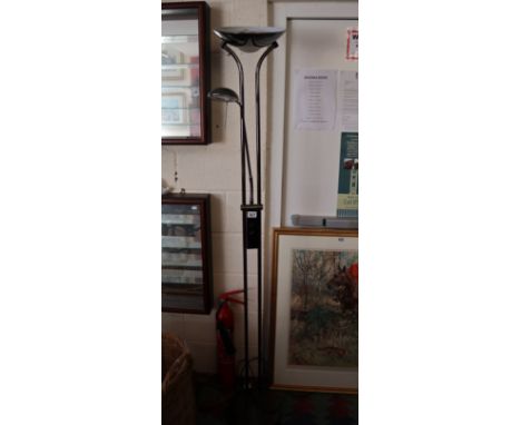 Contemporary standard lamp with reading light
