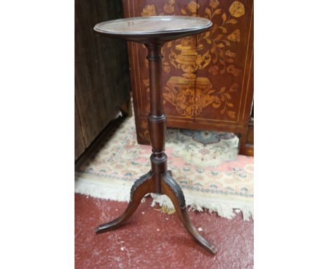 Small mahogany tripod table