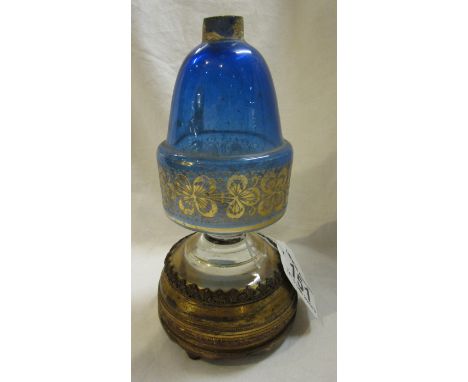 French musical oil lamp