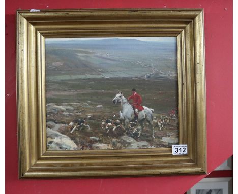 Print on canvas - Hunting scene