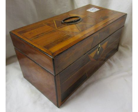 Folk Art tea caddy
