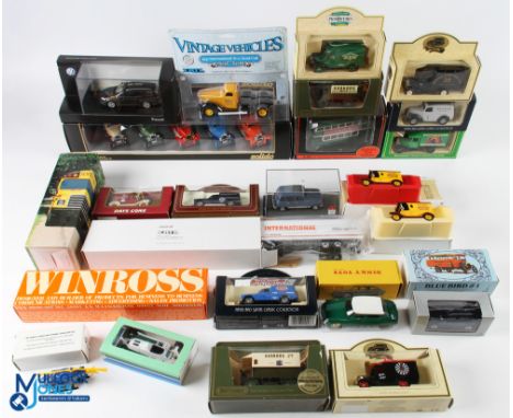 Diecast Cr Collection a mixed lot with noted items of a good Solido Citroen C4 boxed set, Ertl vintage vehicles 1947 Internat