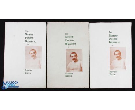 South Africa - The Absent-Minded Beggar, Boer War Souvenir Charity Item 1899 - "The Absent-Minded Beggar by Rudyard Kipling" 