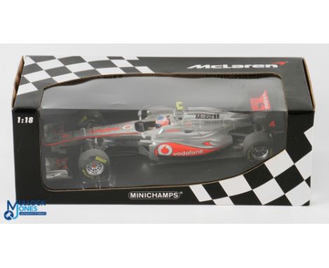Jenson Button 2011 Vodafone McLaren Mercedes MP4-26 Minichamps 1:18 Diecast Model 530 111804 - boxed