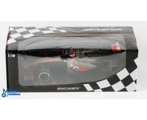 Jenson Button 2013 Vodafone McLaren Mercedes MP4-28 Minichamps 1:18 Diecast Model 530 131805 - boxed