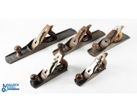 Record Woodwork Tools Planes, a good collection to include bench block planes, No.3, No.4, No.5, No.6, No.7 all in good used 