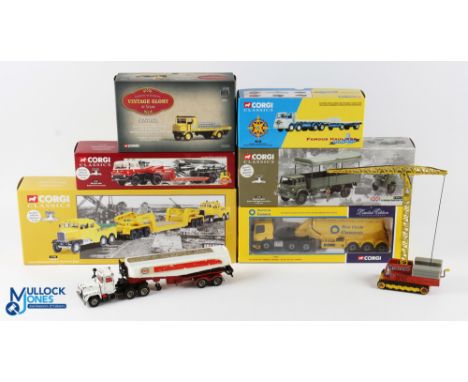 Corgi Diecast Toy Selection (6) incl' British Army Bedford MK 69902, Building Britain Wimpey Scammell Constructor 17702, Brit