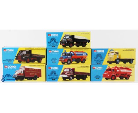 Corgi Classics Diecast Toys (7) features Robsons of Carlisle Thames Trader 30304, Esso Bedford S Type 20201, RA Kembery &amp;