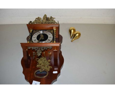 20TH CENTURY DUTCH STYLE WALL CLOCK
