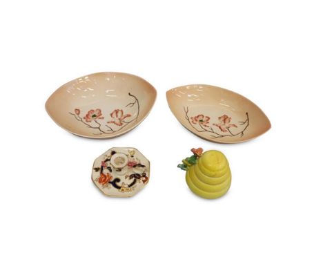 including a Mason's mandalay pattern chamber candlestick and a pair of dishes