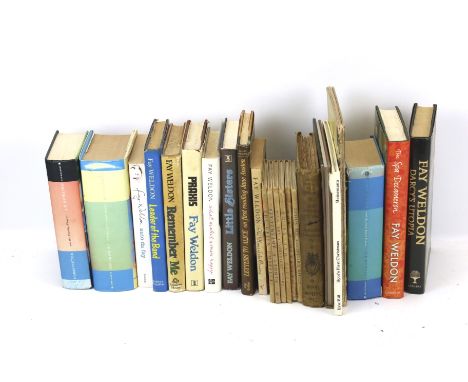 A large quantity of books. Including 'Harry Potter', Fay Weldon, etc. some first editions