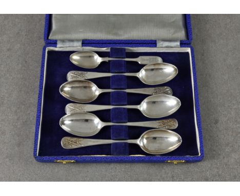 Channel Islands shooting interest - five silver shooting spoons, R. H. Halford &amp; Sons Ltd., London 1910 &amp; 1912, the t