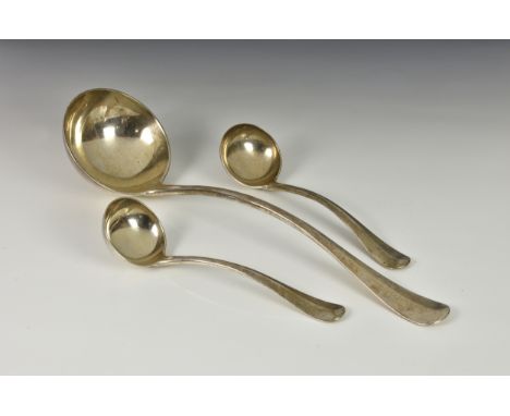 A George V silver Hanoverian rat tail pattern soup ladle, Josiah Williams &amp; Co (George Maudsley Jackson &amp; David Lands