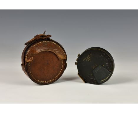 A Short &amp; Mason Boer War military clinometer, No. 776, dated 1900, gunmetal finish, 2¾in. (7cm.) diameter, in original Ro